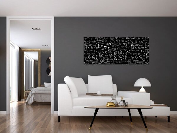 Tablou - Matematică (120x50 cm)