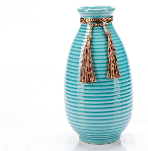 Vaza albastra din ceramica