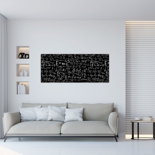 Tablou - Matematică (120x50 cm)