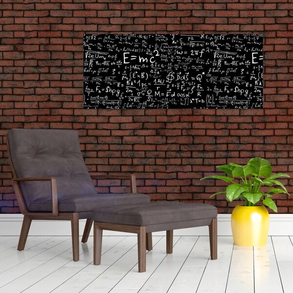 Tablou - Matematică (120x50 cm)
