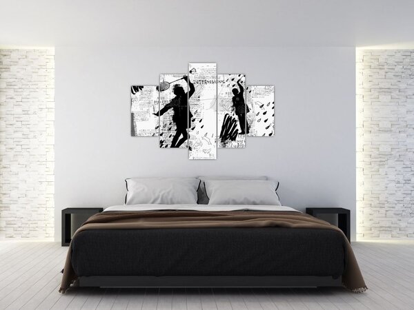 Tablou - Artă stradală - zarvă (150x105 cm)