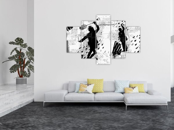 Tablou - Artă stradală - zarvă (150x105 cm)