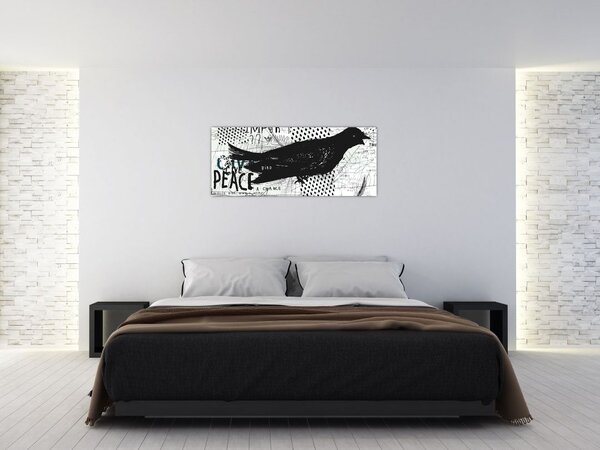Tablou - Artă stradală - zarvă (120x50 cm)