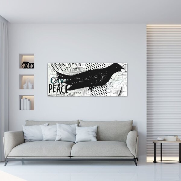 Tablou - Artă stradală - zarvă (120x50 cm)