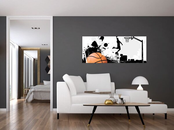 Tablou - Bachetbalist (120x50 cm)