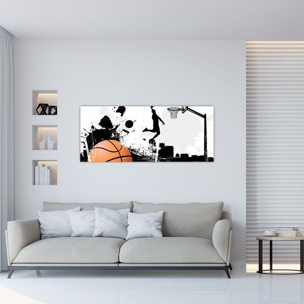 Tablou - Bachetbalist (120x50 cm)