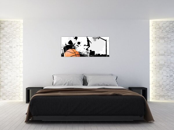 Tablou - Bachetbalist (120x50 cm)