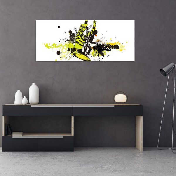 Tablou - Street dance (120x50 cm)