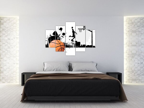 Tablou - Bachetbalist (150x105 cm)