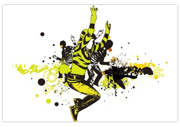 Tablou - Street dance (90x60 cm)
