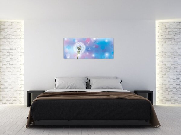 Tablou - Păpădie în vânt (120x50 cm)