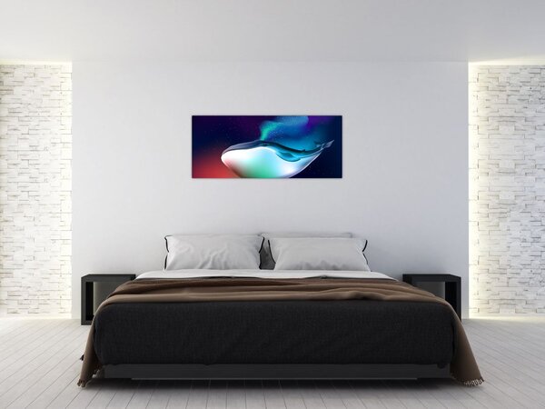 Tablou - Balena spațială (120x50 cm)