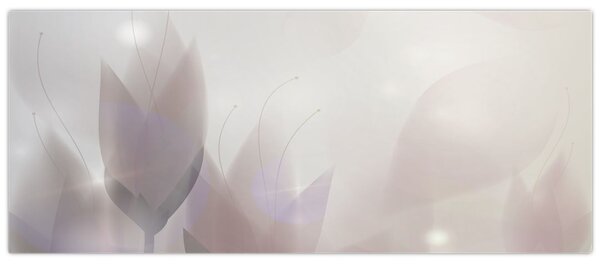 Tablou - Flori de crocus (120x50 cm)