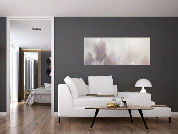 Tablou - Flori de crocus (120x50 cm)