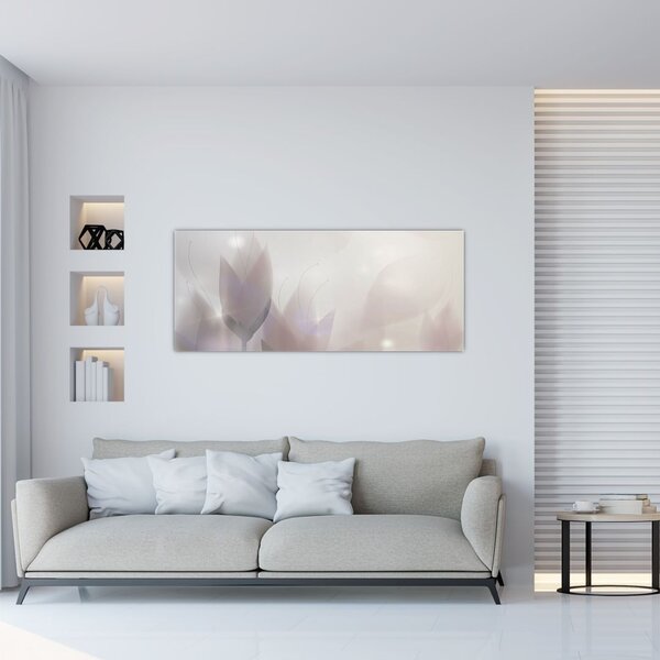 Tablou - Flori de crocus (120x50 cm)