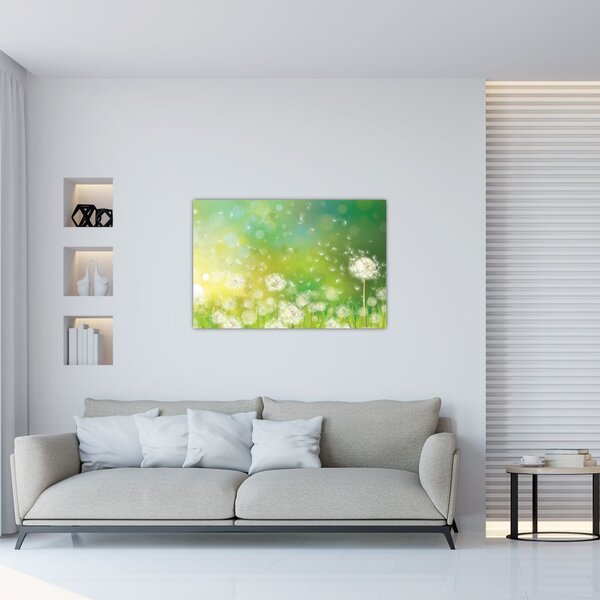 Tablou - Păpădie înflorită (90x60 cm)