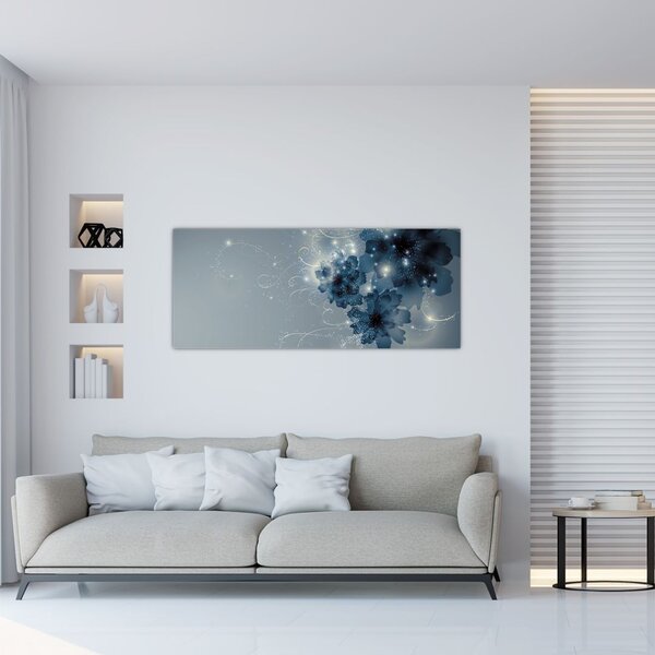 Tablou - Flori delicate (120x50 cm)