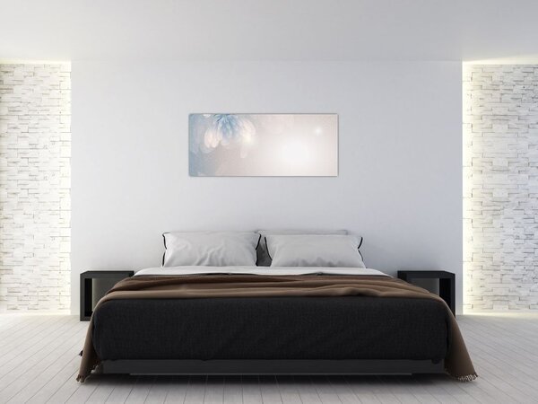 Tablou - Flori înzăpezite (120x50 cm)