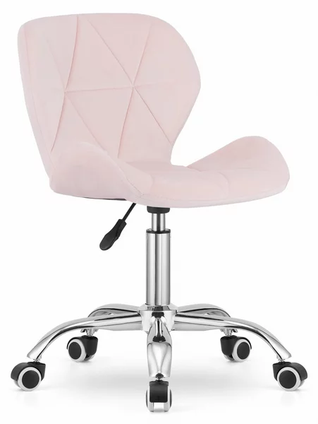 Scaun de birou AVOLA VELVET roz