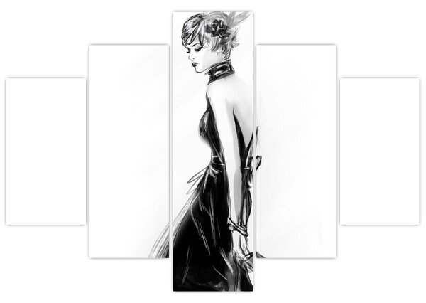 Tablou - Ilusție de modă (150x105 cm)
