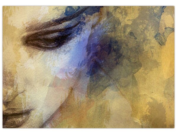 Tablou - Portretul femeii, desen (70x50 cm)
