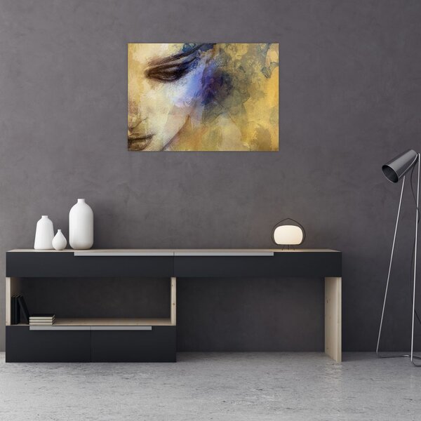 Tablou - Portretul femeii, desen (70x50 cm)