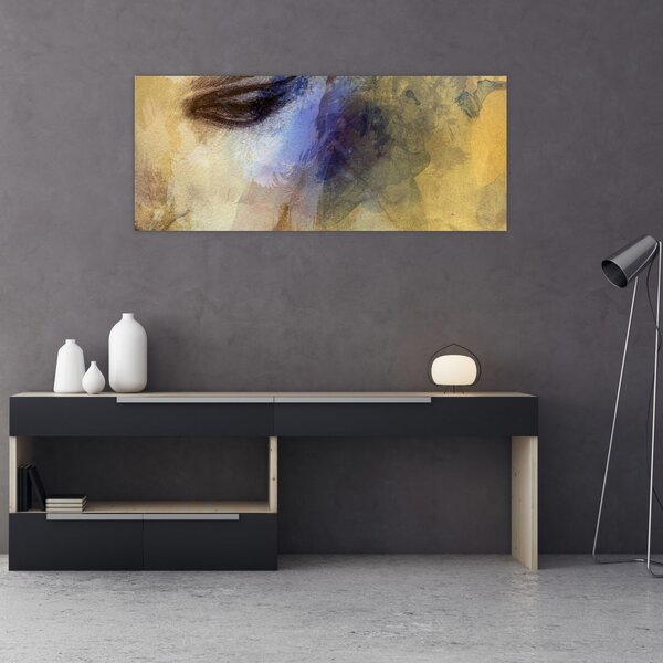 Tablou - Portretul femeii, desen (120x50 cm)