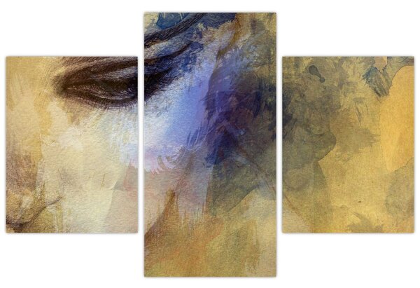 Tablou - Portretul femeii, desen (90x60 cm)