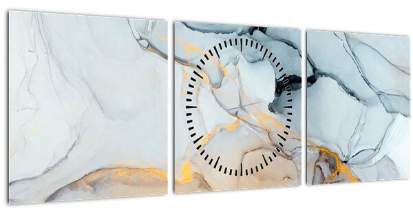 Tablou - Marmura (cu ceas) (90x30 cm)
