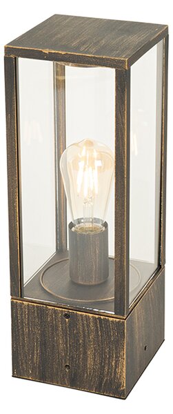 Lampa de exterior vintage in picioare auriu antic 40 cm IP44 - Charlois