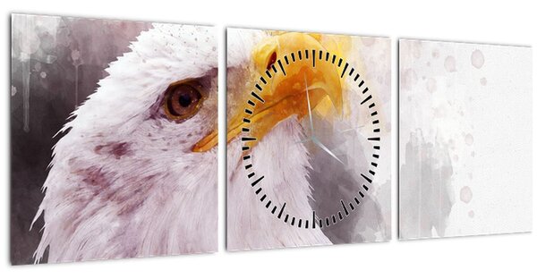 Tablou - Vultur (cu ceas) (90x30 cm)