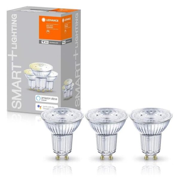 SET 3x Bec de iluminat cu LED SMART + GU10/5W/230V 2700K - Ledvance