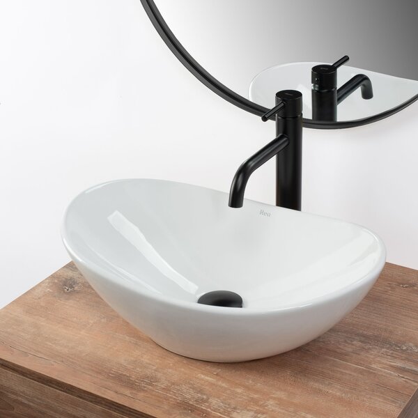 Lavoar pentru blat REA Royal Mini White