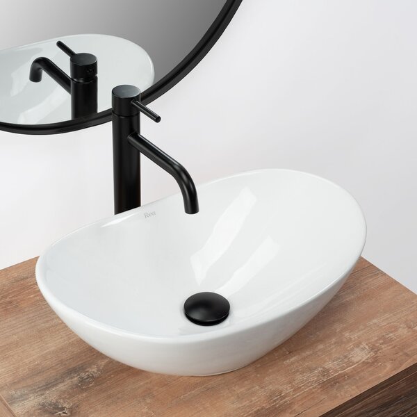 Lavoar pentru blat REA Royal Mini White