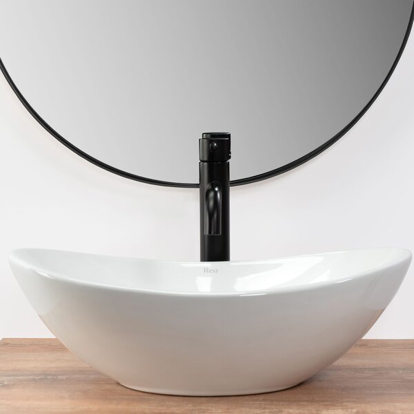 Lavoar pentru blat REA Royal Mini White