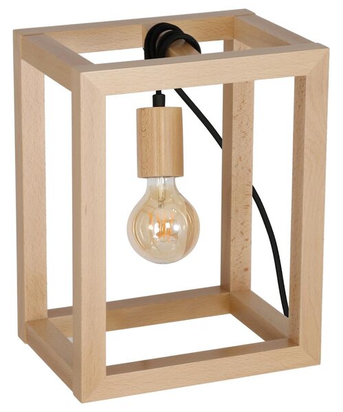 Lampă de masă LEGNO 1xE27/60W/230V