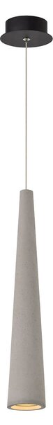 Pendul modern ANISHA gri din ciment 1xGU10