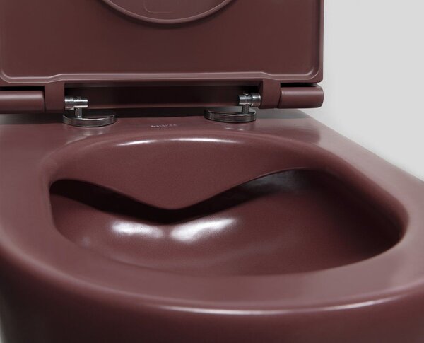 Isvea Infinity vas wc agăţat fără margine roșu mat 10NF02005-2R