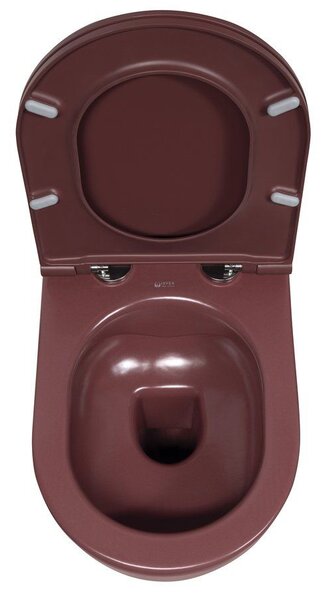 Isvea Infinity vas wc agăţat fără margine roșu mat 10NF02005-2R