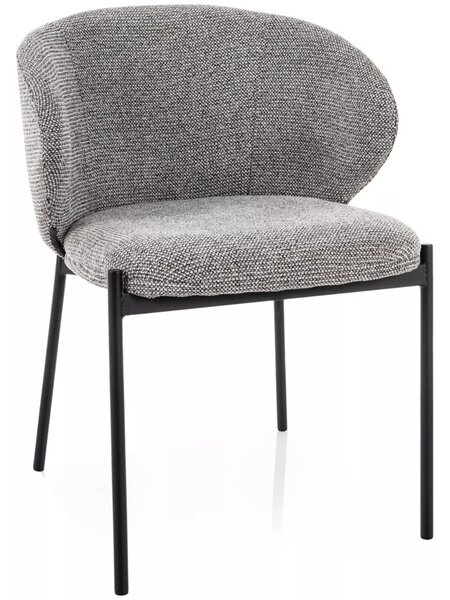 Scaun de masa KIOTO, negru/gri