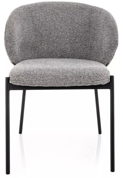 Scaun de masa KIOTO, negru/gri