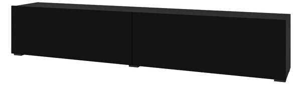 Masă TV/Dulap Avernic Typ 40 (onyx negru + Stejar wotan). Promo -17%. 1042067