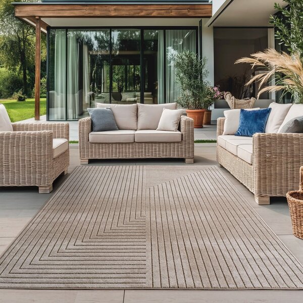 Covor pentru exterior și interior bej 200x290 cm Nova 1202 – Ayyildiz Carpets