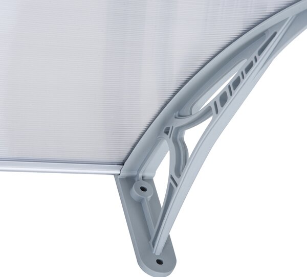 Copertina Rezistentă la Intemperii Outsunny din PVC și Aluminiu pentru Uși și Ferestre 140x70x21cm | Aosom Romania