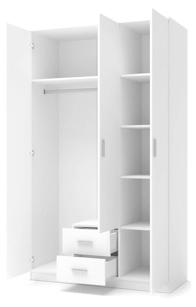 Dulap Cirveso 119, Stejar Sonoma, 205x120x52cm, 97.6 kg, Uși dulap: Cu balamale, Numărul de rafturi: 5, Numărul de rafturi: 5