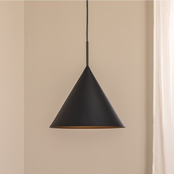 Eko-Light Lampă suspendată Capital, negru, 1 bec, Ø 32 cm, GX53, reglabil, Negru, Camera de zi / sufragerie, Metal, Modern