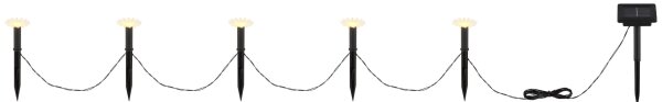Globo 36354-5 - Ghirlandă solară cu LED-uri, 5xLED/0,06W/3V, IP44, flori