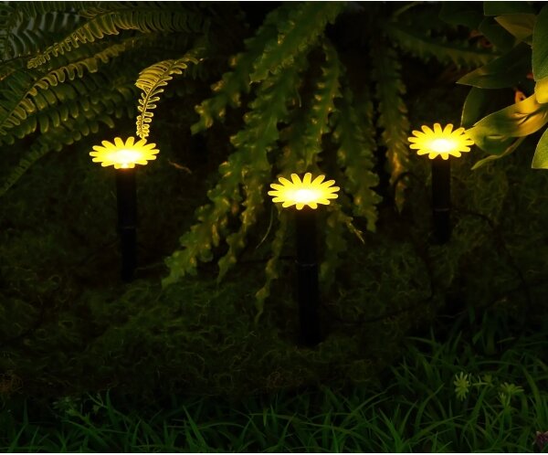 Globo 36354-5 - Ghirlandă solară cu LED-uri, 5xLED/0,06W/3V, IP44, flori