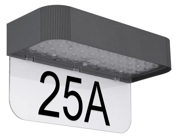 Globo 36790 - Număr de casă solar cu LED/6W/3,7V IP54