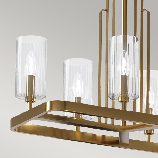 Quintiesse QN-KIMROSE10-BNB - Lustră pe tijă KIMROSE 10xE14/40W/230V, auriu